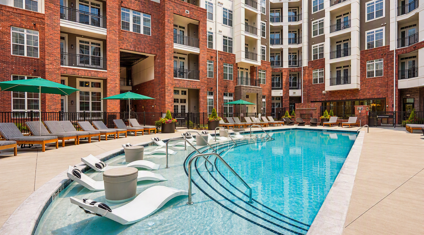 Pool at the Hartley at Blue Hill Apartments